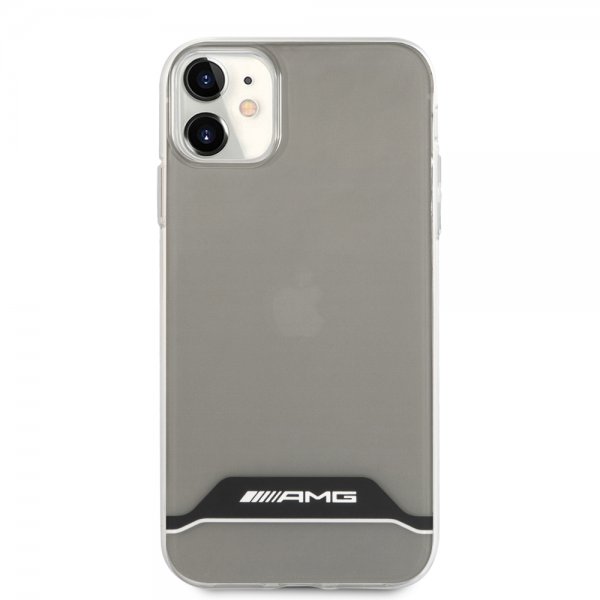 AMG iPhone 11 Cover Stripes Horizontal Transparent Sort