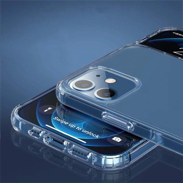 Rvelon iPhone 11 Cover Stødsikkert Gennemsigtigt