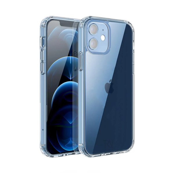 Rvelon iPhone 11 Cover Stødsikkert Gennemsigtigt