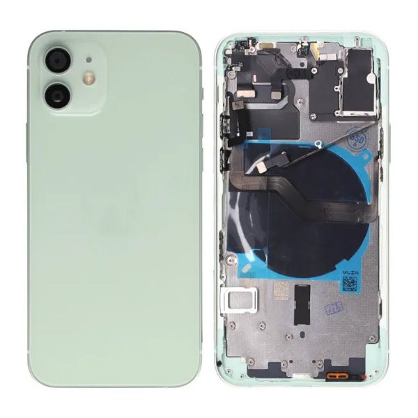 iPhone 12 Bagside med Komplet Ramme OEM - Grøn