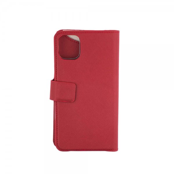 Onsala iPhone 12 Mini Cover Fashion Edition Aftageligt Cover Saffiano Rød