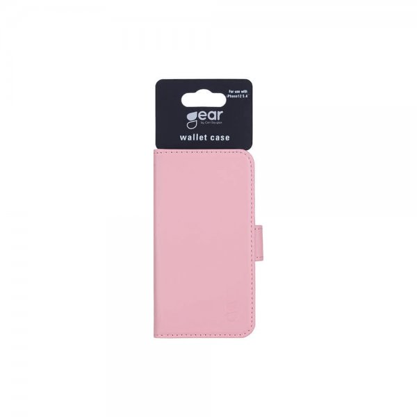 Gear iPhone 12 Mini Cover med Kortlomme Rosa