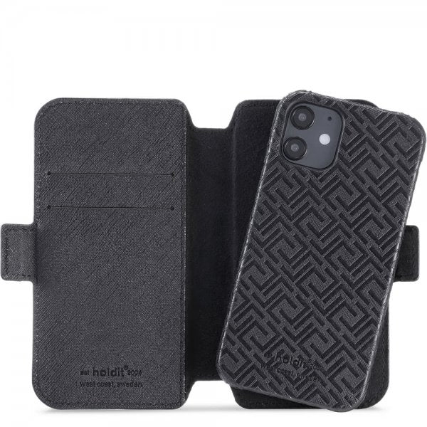 holdit iPhone 12 Mini Cover Stockholm Aftageligt Cover Celia Sort