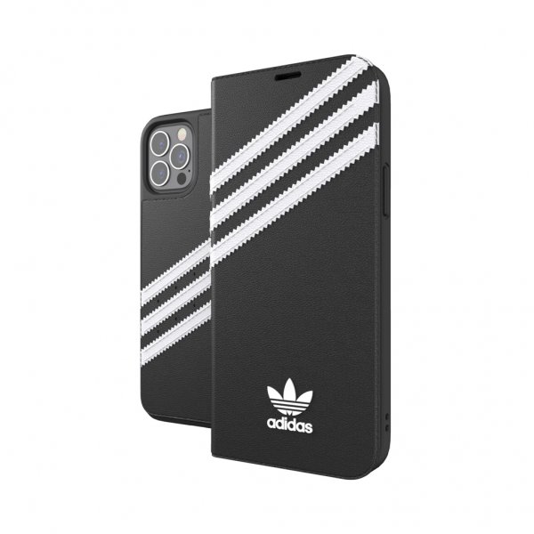Adidas iPhone 12/iPhone 12 Pro Etui Booklet Case Sort
