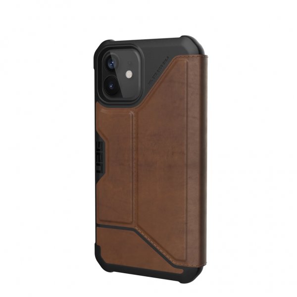 Urban Armor Gear (UAG) iPhone 12/iPhone 12 Pro Etui Metropolis Læder Brun