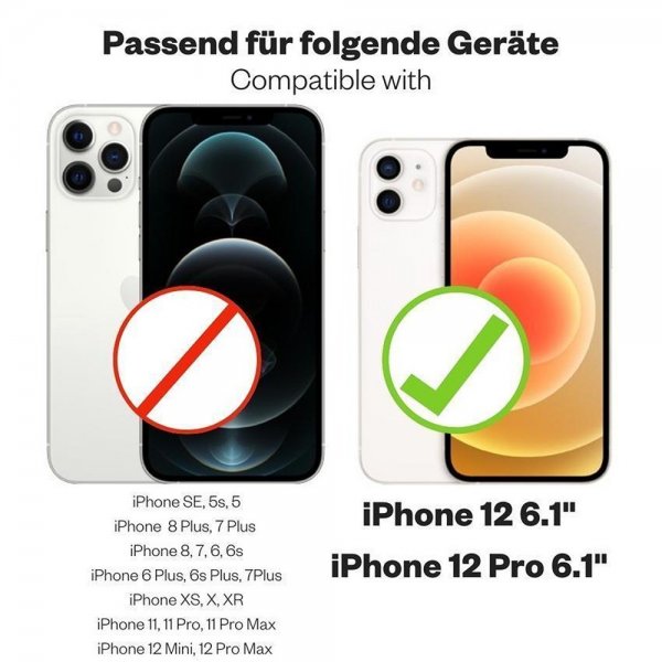 KAVAJ iPhone 12/iPhone 12 Pro Etui Miami Sort