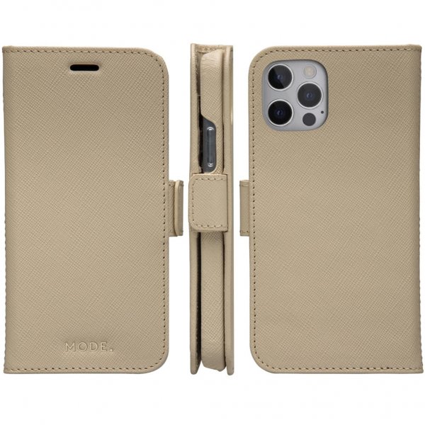 dbramante1928 iPhone 12/iPhone 12 Pro Etui New York Aftageligt Cover Sahara Sand