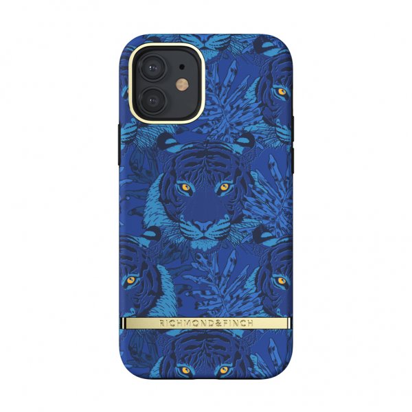 Richmond & Finch iPhone 12/iPhone 12 Pro Cover Blue Tiger