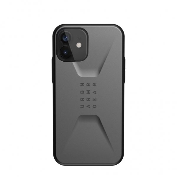 Urban Armor Gear (UAG) iPhone 12/iPhone 12 Pro Cover Civilian Silver