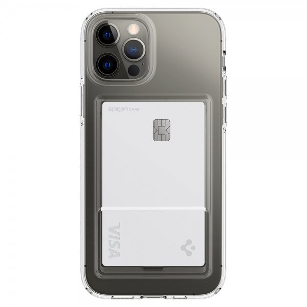 Spigen iPhone 12/iPhone 12 Pro Cover Crystal Slot Crystal Clear