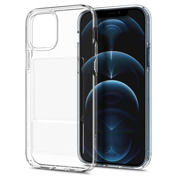 Spigen iPhone 12/iPhone 12 Pro Cover Crystal Slot Crystal Clear