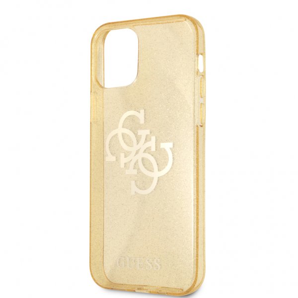 Guess iPhone 12/iPhone 12 Pro Cover Fuld Glimmer Guld