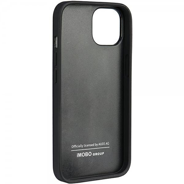 Audi iPhone 12/iPhone 12 Pro Cover Ægte Læder Etui Sort
