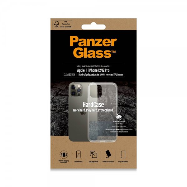 PanzerGlass iPhone 12/iPhone 12 Pro Cover HardCase Transparent