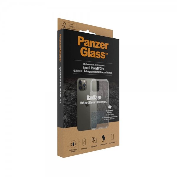 PanzerGlass iPhone 12/iPhone 12 Pro Cover HardCase Transparent