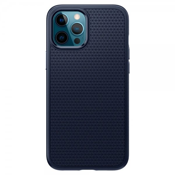 Spigen iPhone 12/iPhone 12 Pro Cover Liquid Air Navy Blue