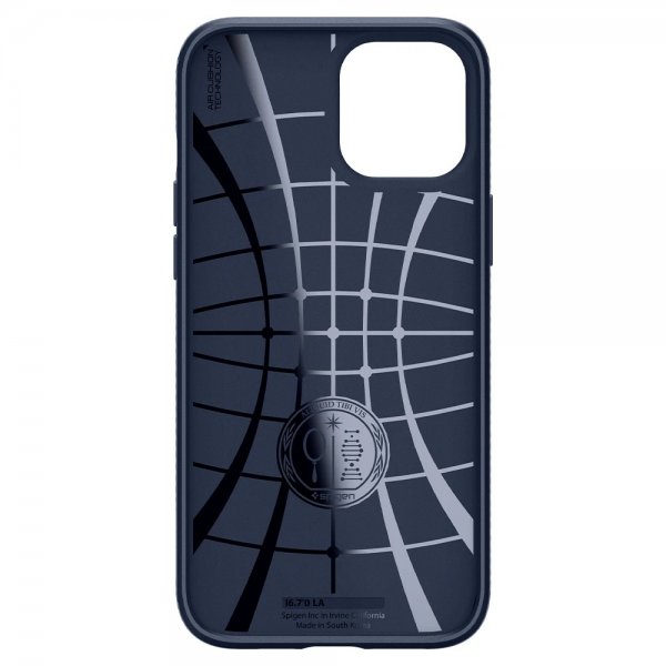 Spigen iPhone 12/iPhone 12 Pro Cover Liquid Air Navy Blue