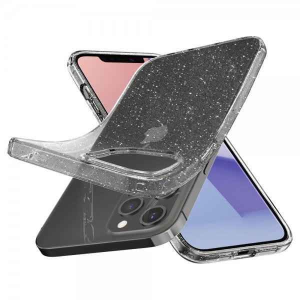 Spigen iPhone 12/iPhone 12 Pro Cover Liquid Crystal Glitter Crystal Quartz