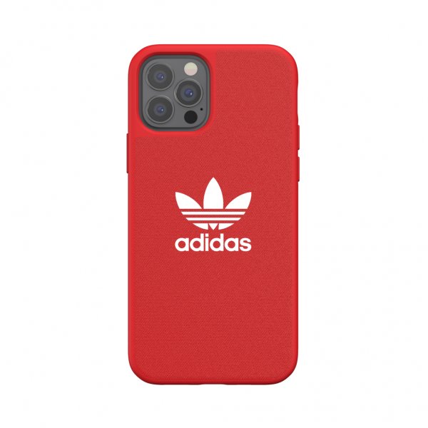 Adidas iPhone 12/iPhone 12 Pro Cover Moulded Case Canvas Scarlet