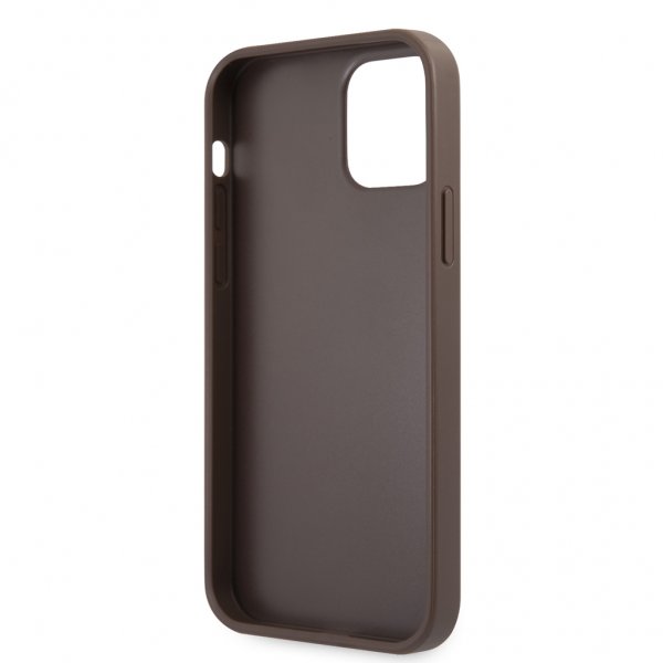 Guess iPhone 12/iPhone 12 Pro Cover Printed Stripe Brun