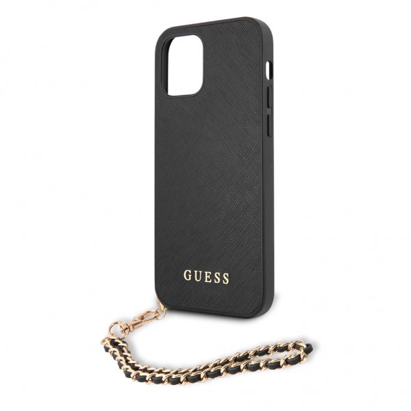 Guess iPhone 12/iPhone 12 Pro Cover Saffiano Chain Sort