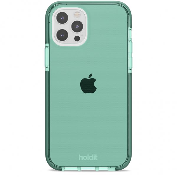 holdit iPhone 12/iPhone 12 Pro Cover Seethru Moss Green