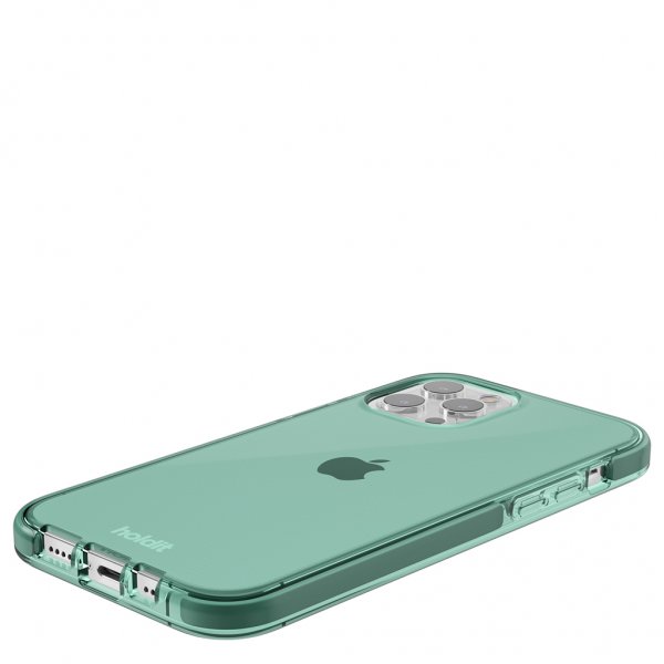 holdit iPhone 12/iPhone 12 Pro Cover Seethru Moss Green
