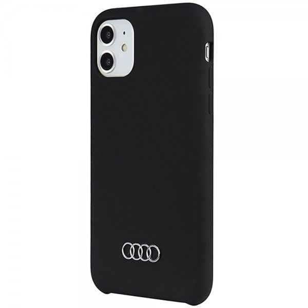 Audi iPhone 12/iPhone 12 Pro Cover Silikone Sort