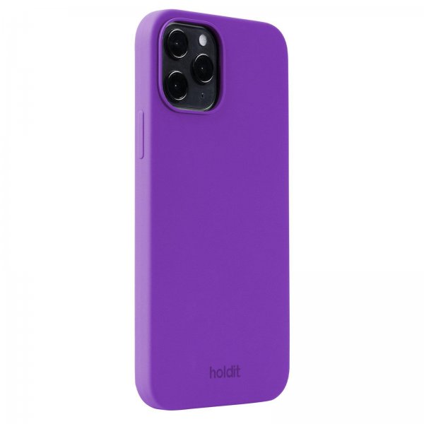 holdit iPhone 12/iPhone 12 Pro Cover Silikone Bright Purple