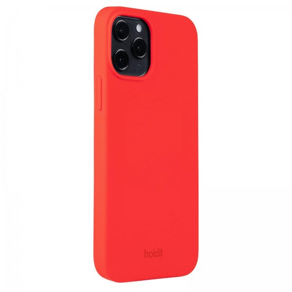 holdit iPhone 12/iPhone 12 Pro Cover Silikone Chili Red