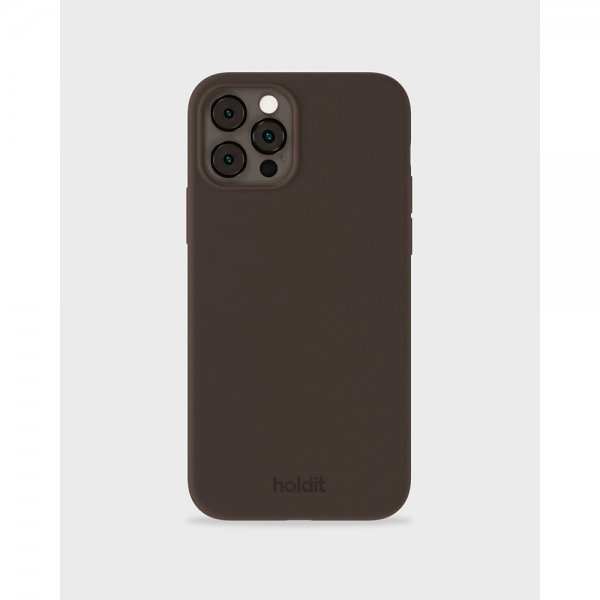 holdit iPhone 12/iPhone 12 Pro Cover Silikone Chocolate