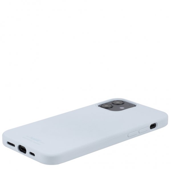 holdit iPhone 12/iPhone 12 Pro Cover Silikone Mineral Blue