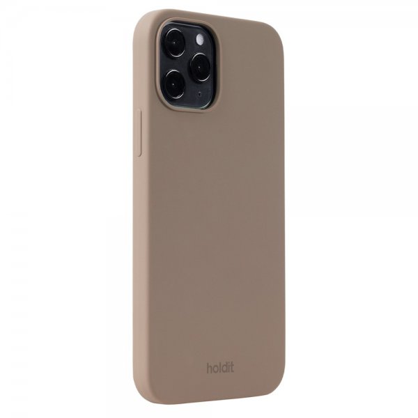 holdit iPhone 12/iPhone 12 Pro Cover Silikone Mocha Brown