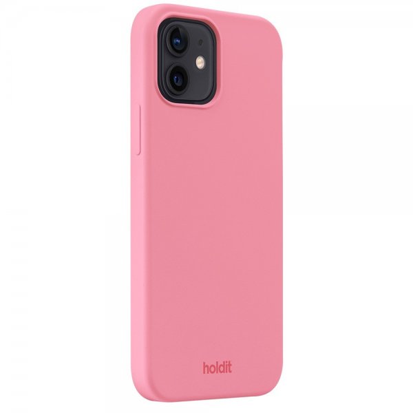 holdit iPhone 12/iPhone 12 Pro Cover Silikone Rouge Pink