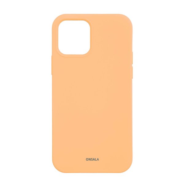 Onsala iPhone 12/iPhone 12 Pro Cover Silikonefornemmelse Abrikos