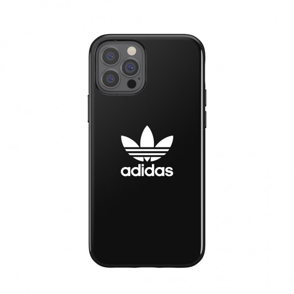 Adidas iPhone 12/iPhone 12 Pro Cover Snap Case Trefoil Sort