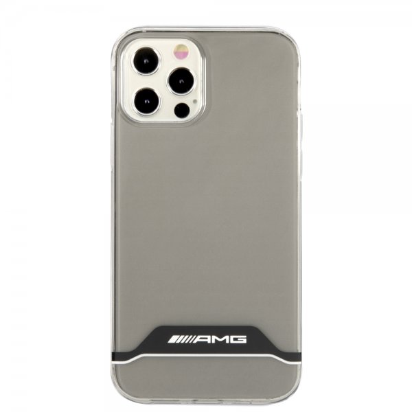 AMG iPhone 12/iPhone 12 Pro Cover Stripes Horizontal Transparent Sort