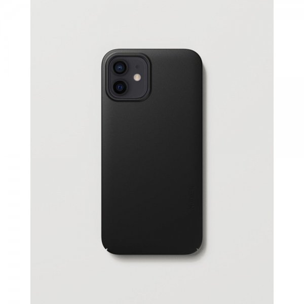 Nudient iPhone 12/iPhone 12 Pro Cover Thin Case MagSafe Ink Black