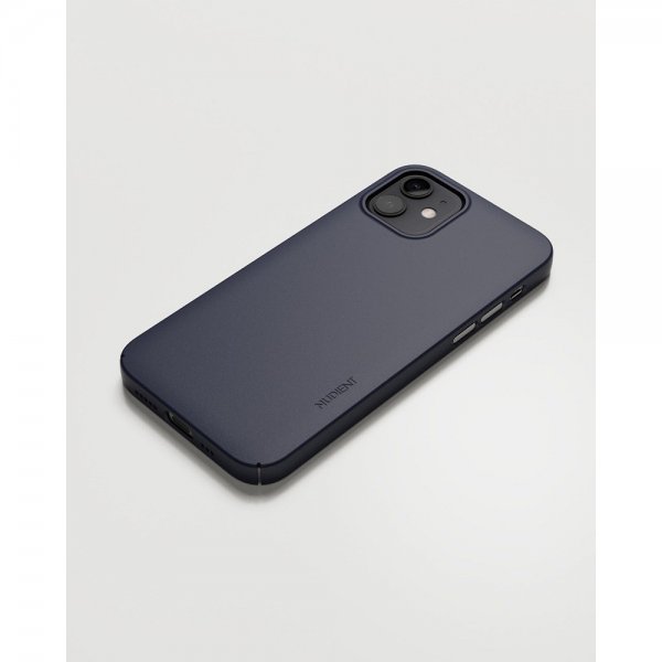 Nudient iPhone 12/iPhone 12 Pro Cover Tyndt Etui MagSafe Midwinter Blue