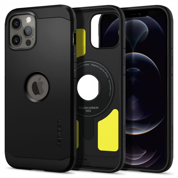 Spigen iPhone 12/iPhone 12 Pro Cover Tough Armor Mag Sort