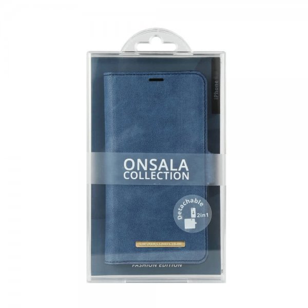 Onsala iPhone 12/iPhone 12 Pro Etui Fashion Edition Aftagelig Skal Royal Blue