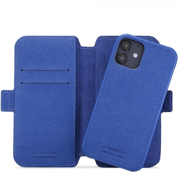 holdit iPhone 12/iPhone 12 Pro Etui Stockholm Aftageligt Cover Royal Blue