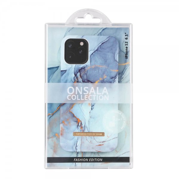 Onsala iPhone 12/iPhone 12 Pro Cover Fashion Edition Lilla Marmor