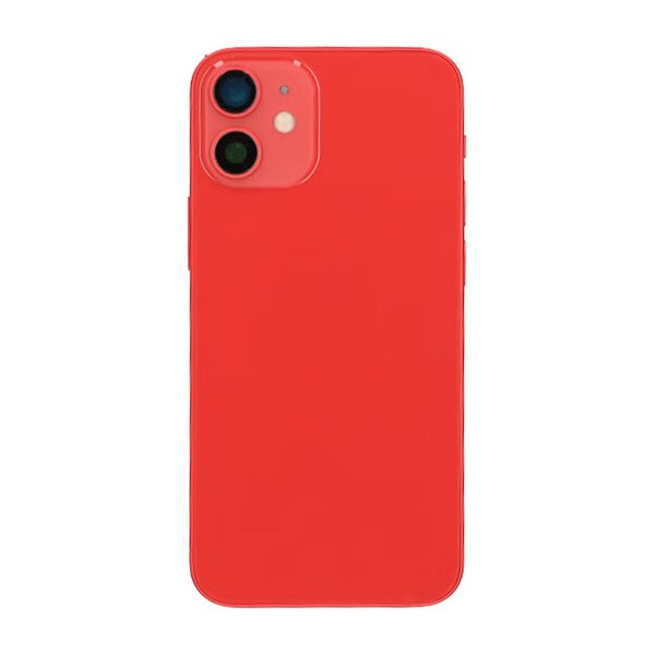 iPhone 12 Mini Bagside Komplet Med Smådele - Rød