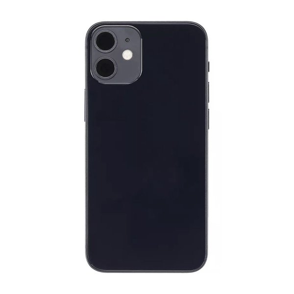 iPhone 12 Mini Bagside Komplet Med Smådele - Sort