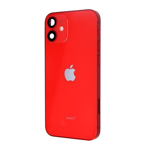 iPhone 12 Mini Bagside med Komplet Ramme - Rød