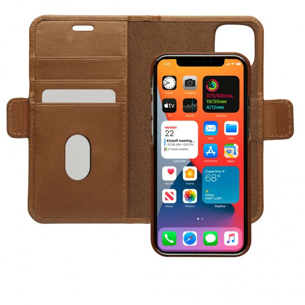 dbramante1928 iPhone 12 Mini Cover Lynge Aftageligt Cover Tan