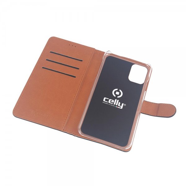 Celly iPhone 12 Mini Cover Wally Wallet Case Sort