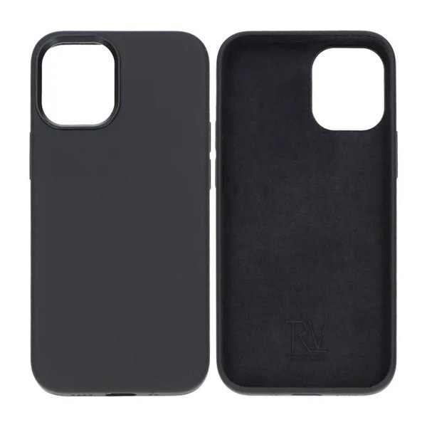 Rvelon iPhone 12 Mini Cover Silikone Sort