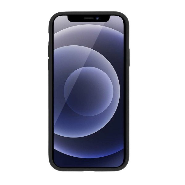 Rvelon iPhone 12 Mini Cover Magnetisk Aftageligt Etui Sort